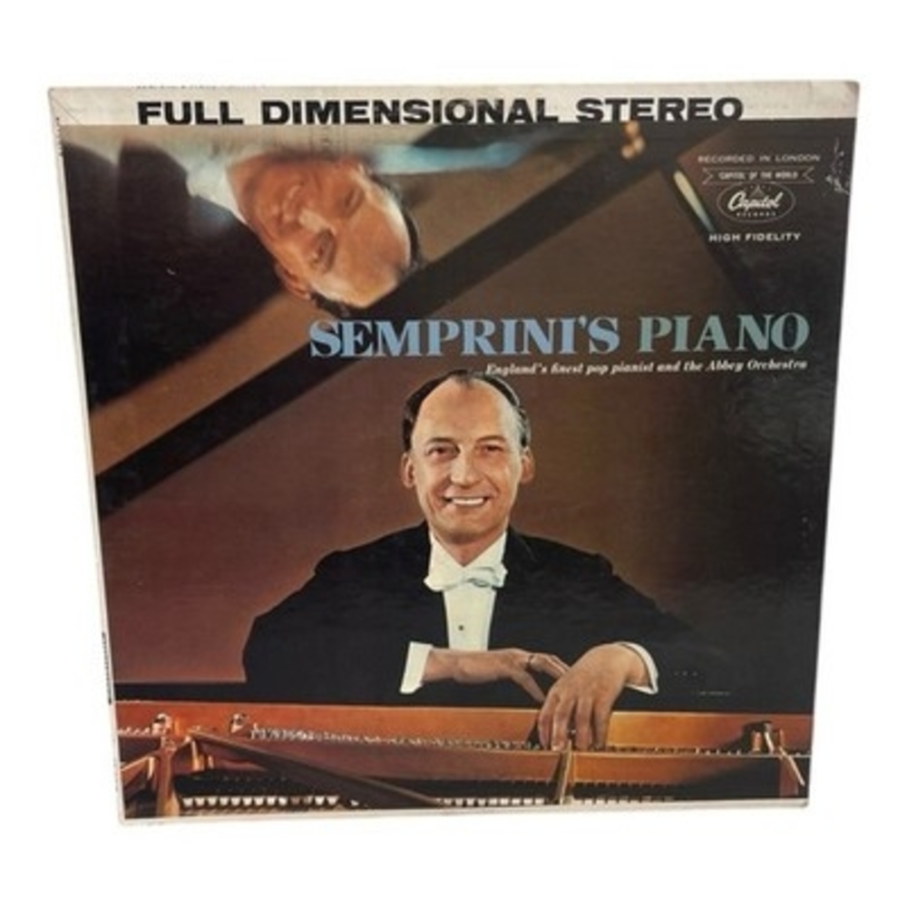 Semprini Semprini's Piano Vinyl LP Album Capitol Stereo Pop Classical VG/VG